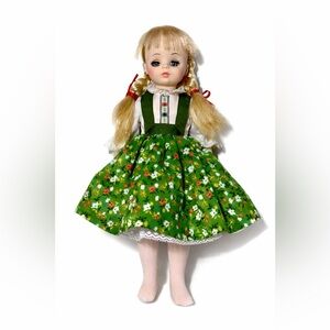 Vintage Madame Alexander Doll 13” 1965 Blonde Braids